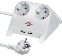 BS-1153520222-Tomas mult.sobrem.1,8m 2T+2USB Blanc