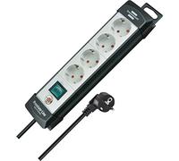 Brennenstuhl Presa multipla a 4 vie 1951540101 Premium-Line, nero-grigio chiaro, 5m 1951540101 Quantità:1