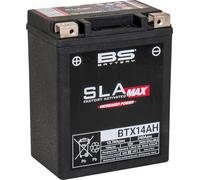BS Battery 300863 btx14ah AGM SLA Max batteria per moto, nero