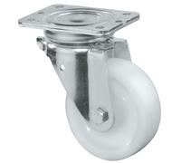 Bs Rollen Ruota girevole carichi pesanti Ø125mm, portata 600kg, piastra in plastica L=138xl=110mm Quantità:1