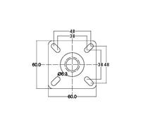BS-Rollen Ruota girevole serie A800