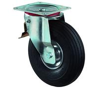 Bs Rollen Ruota girevole con dispositivo bloccaggio e cuscinetto, cerchione in acciaio Quantità:1