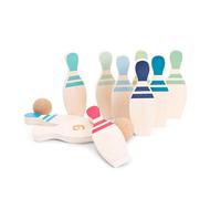 BS Toys Houten kegelspel, indoor- en outdoorspeelgoed, bevordert teamwerk en pat