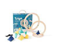 BS Toys - Gioco Trigo all'aperto - 3 Anelli & 12 Borse in Tessuto - 2-4 Giocatori 6+