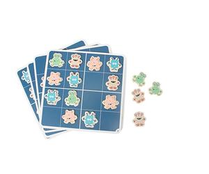 BS Toys Monster Sudoku - Gioco di logica con 16 Puzzle e 16 Mostri