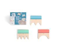 BS Toys Pettini con motivo sabbia - Giocattoli all'aperto per bambini - Legno FSC - Adatto a partire dai 18 mesi in su