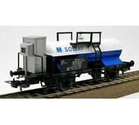 BLACKSTAR H0 BS00058 - Carro cisterna Zkk con garitta “Solvay” - FS Ep. IV