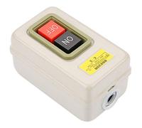 BS230B Interruttore a Pulsante, Interruttore On/off 3P Autobloccante AC 380V 3,7kW Interruttore a Pulsante per Controllo Motore Pulsante On/off
