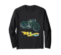 BSA 500 Empire Star Moto Retro Maglia a Manica