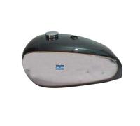 BSA A10 Cromo E Polychromatic Verde Dipinta Benzina Carburante Tank + Tappo Aes