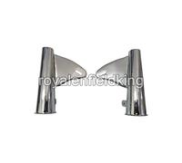 BSA A65 Fulmine Razzo " Anteriore Forcella Cover Luci Supporto, Cromo "