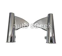 BSA A65 Fulmine Razzo Cromo Anteriore Forcella Cover Luci Anteriori Supporto