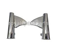 BSA A65 Lightning Rocket Copertura Forcella Anteriore In Cromo Supporto Fari
