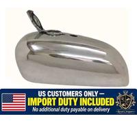 BSA A65 SPITFIRE HORNET 2 GAL SERBATOIO CARBURANTE CROMATO + TAPPO E...