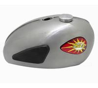 BSA A65 Thunderbolt Serbatoio Carburante Crudo Con Ginocchiere & Tappo