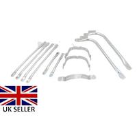 BSA A7 A10 SUPERROCKET GOLDSTAR Set Di Supporti Per Parafango Cromato