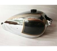 BSA A7 Plunger 500 Star Twin Golden Flash Cromo Nero Serbatoio Benzina Carbur...