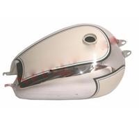 BSA A7 Pompetta 500 Cromo Grigio Serbatoio Carburante Benzina