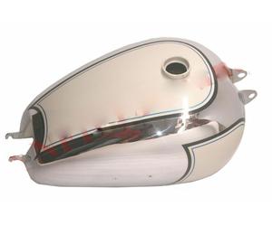 BSA A7 Pompetta 500 Cromo Grigio Serbatoio Carburante Benzina