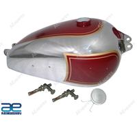 BSA A7 Pompetta 500 Gas Serbatoio Carburante Stella Doppio D'Oro Flash + Tappo