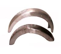 BSA Anteriore & Posteriore Parafango FENDER Set Crudo Bare Metallo A7 A10 Mitici