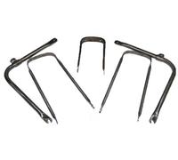 BSA Anteriore Posteriore Parafango Stays Attillato Bare Metallo 1950 C11 C10