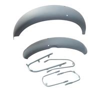 BSA B25 B44 Stella Fuoco Anteriore & Posteriore Parafango FENDER Set Con Kit Aes