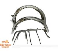 BSA B31 / B33 CHROME Set di parafanghi (preforati) PLUNGER MODEL|Fit For