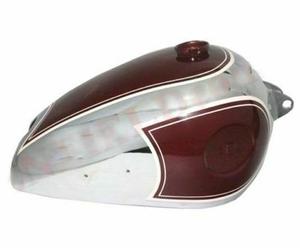 BSA B31 B33 PISTONE CILIEGIA VERNICE + CROMO SERBATOIO CARBURANTE PETROLIO