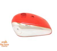 BSA B33 2 GALLONI BRACCIO OSCILLANTE SERBATOIO BENZINA CROMATO VERNICIATO...