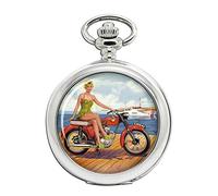 BSA Bantam Moto Full Hunter Orologi Orologio da Tasca