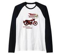 BSA Bantam Retro Moto 1969 Maglia con Maniche Raglan