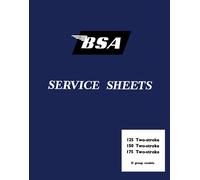 BSA Bantam Service Sheets D1 125 D3 150 D5 D7 Manuale Officina