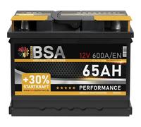 BSA Batteria Auto 65Ah 12V Batteria Avviamento 54Ah 55Ah 56Ah 60Ah 62Ah