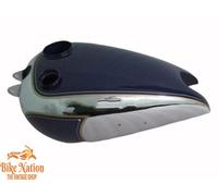 BSA C10 C11 blu dipinto CHROMED FUEL GAS serbatoio benzina (nuovo)|Fit For