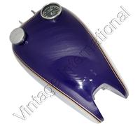 BSA C11 C10 Serbatoio Carburante Blu Cromato Con Speedo, Tappo E Rubinetto Nuovo