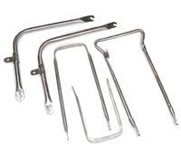 BSA C11 C12 Anteriore & Posteriore Parafango Stays Bare Metallo Aes