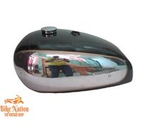 BSA GOLD STAR A7 A10 SUPER ROCKET SERBATOIO + TAPPO VERNICIATO NERO | Adatto per