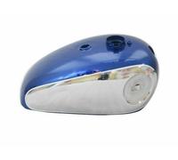 BSA GOLD STAR SCRAMBLER CATALINA 2 GALLON CROMO BLU TANICA GASOLIO