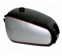 Bsa Golden Flash A10 Plunger Nero Argento Vernice Serbatoio Gas Petrolio