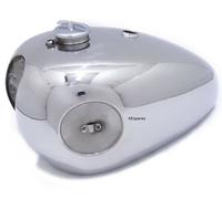 BSA Goldstar 4 Gallone Acciaio Inox Benzina Carburante Serbatoio Con Tappo Aes
