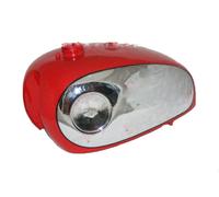 BSA Goldstar A7 A10 Rosso Dipinta Cromo Placcato Benzina Serbatoio 3 "