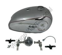 BSA Goldstar Cromo Carburante Serbatoio 4 GAL Con Tappo + Rubinetto Gomma &