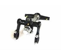 BSA M20 M21 SUPPORTO MANUBRIO TRAVE FORCELLA COMPLETO VERNICE NERA E CROMO