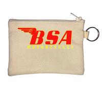 BSA Motorcycles Portachiavi Portamonete Beige