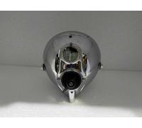 BSA Norton Arie Royal Enfield Head Light Assembly 8" Vintage Cromato