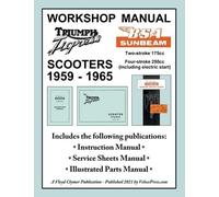 BSA Sunbeam & Triumph Tigress Scooter 1959-1965 Workshop Manual (Tascabile)