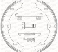BSA2190.00 OPEN PARTS Kit ganasce freno per MERCEDES-BENZ