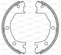 BSA2194.00 OPEN PARTS Kit ganasce freno per IVECO,RENAULT TRUCKS