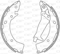 BSA2234.00 OPEN PARTS Kit ganasce freno per HYUNDAI,KIA